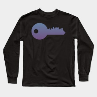 Key Skyline City New York NY Long Sleeve T-Shirt